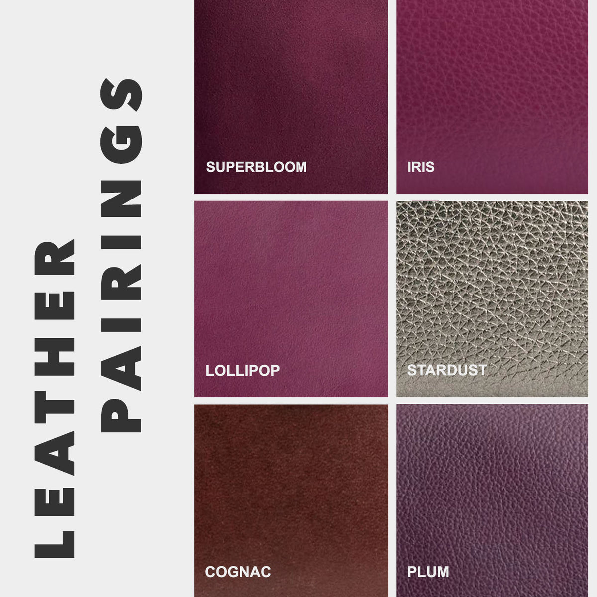 Lilac Sky | Leather pairing information
