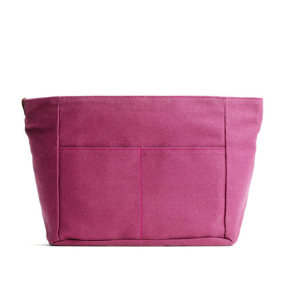 Dragonfruit*Zipper*Medium | Medium canvas bag insert for organization