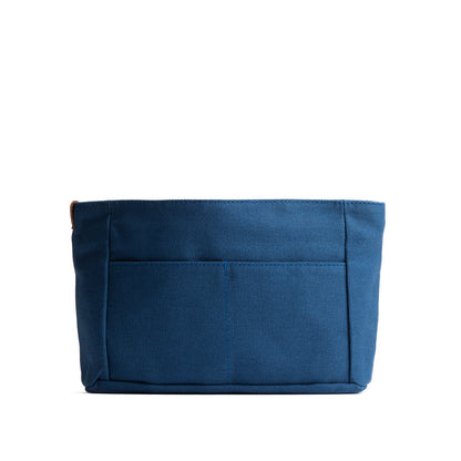 Naples Blue*Zipper*Small | Small canvas bag insert for organization