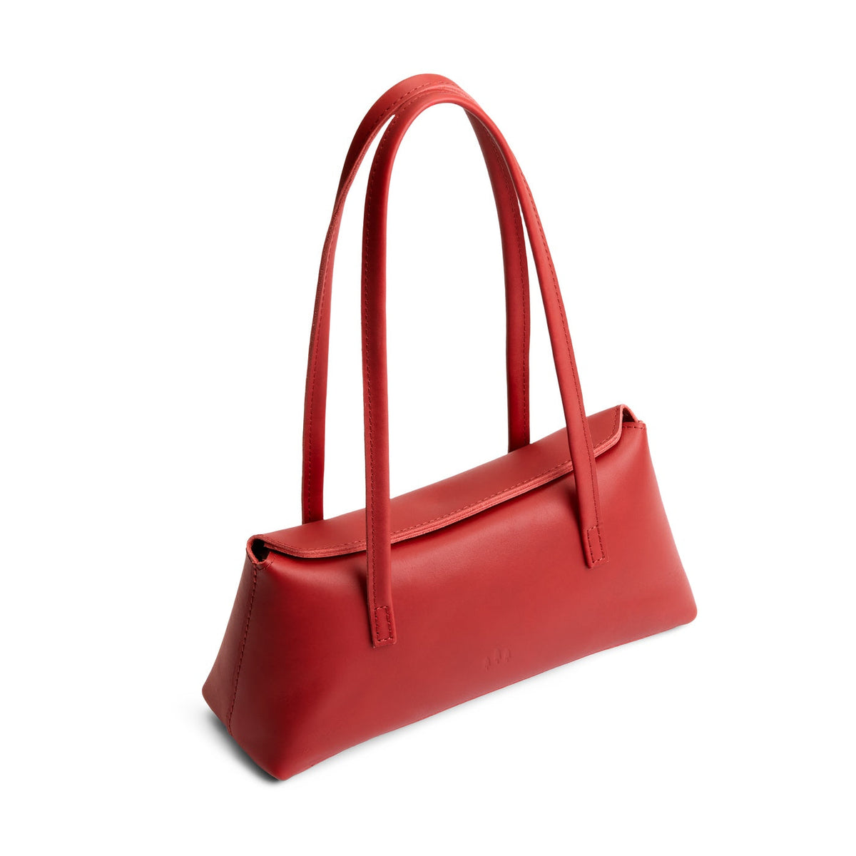 Ruby | Leather bowler bag with magnetic closure