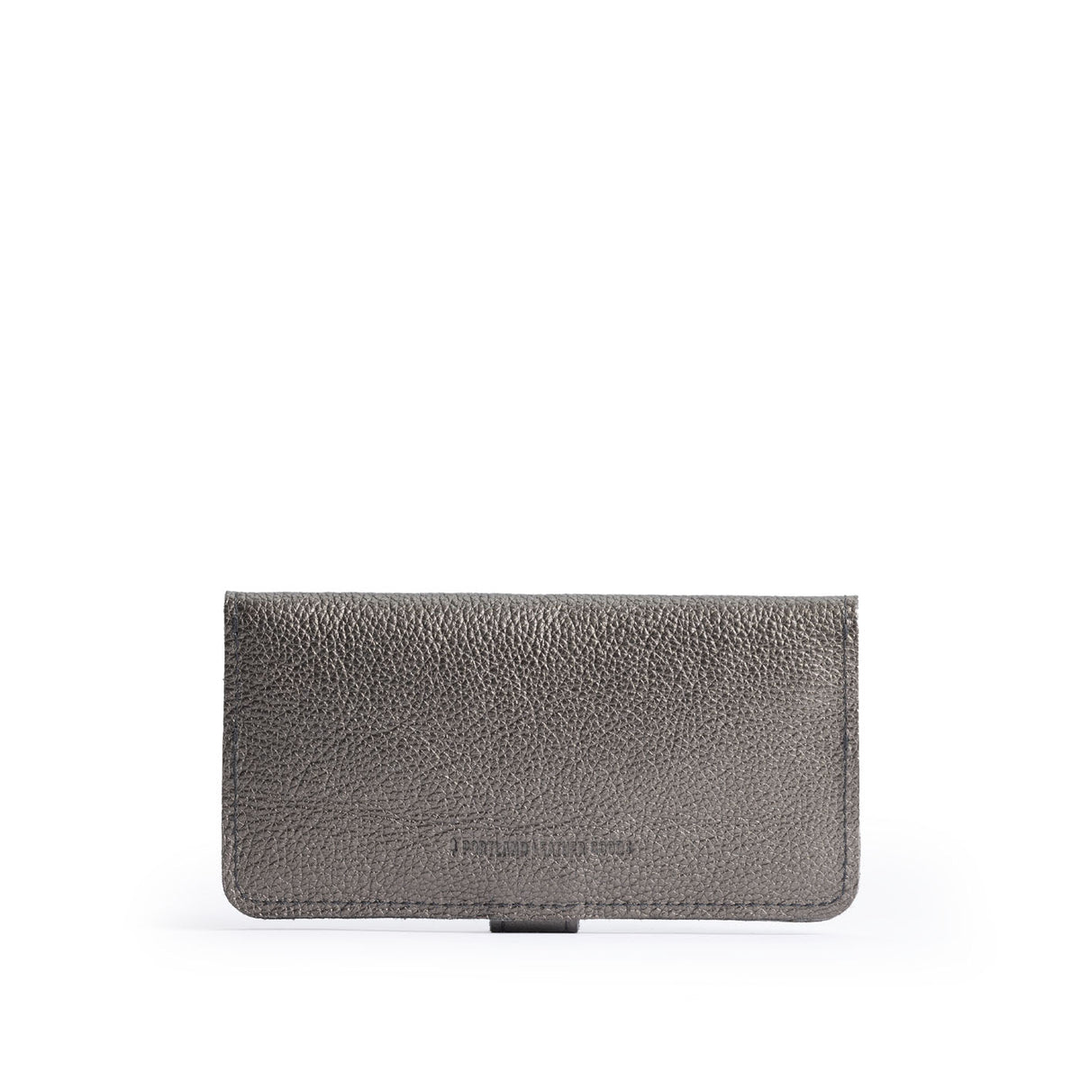 Stardust | Back of leather wallet with snap closed