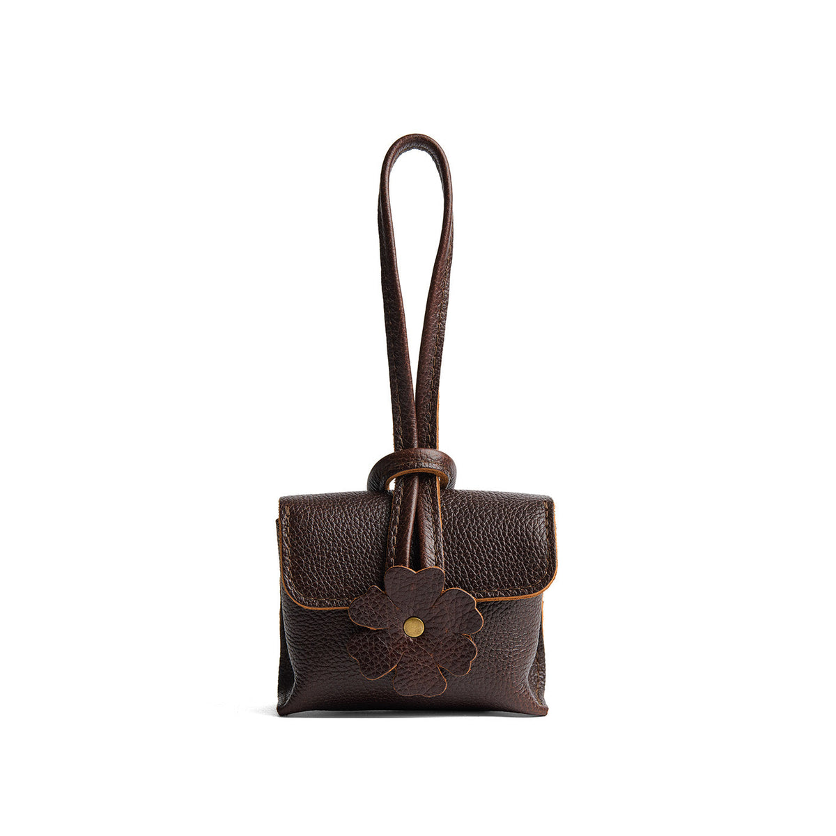 Coldbrew | Wristlet pouch with loop strap and a flower design