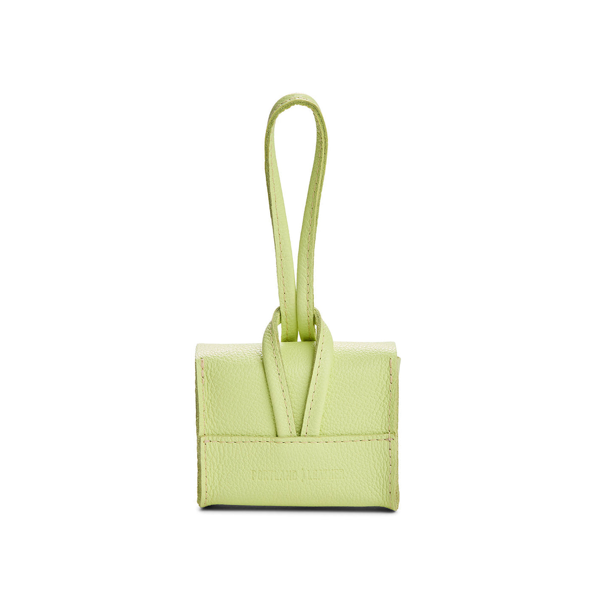 Shadow Lime | Wristlet pouch with loop strap and a flower design