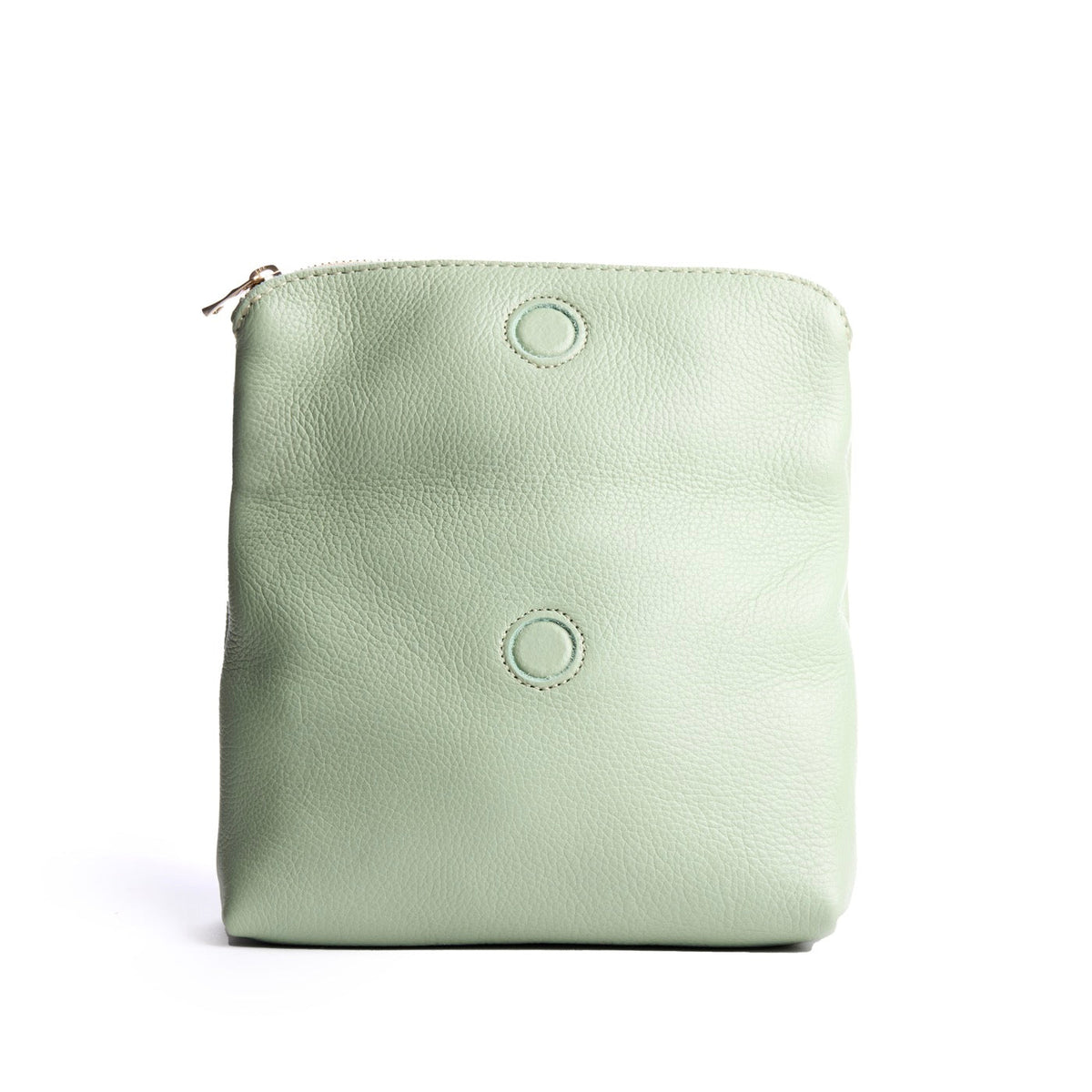 Pistachio | Open folded zipper pouch