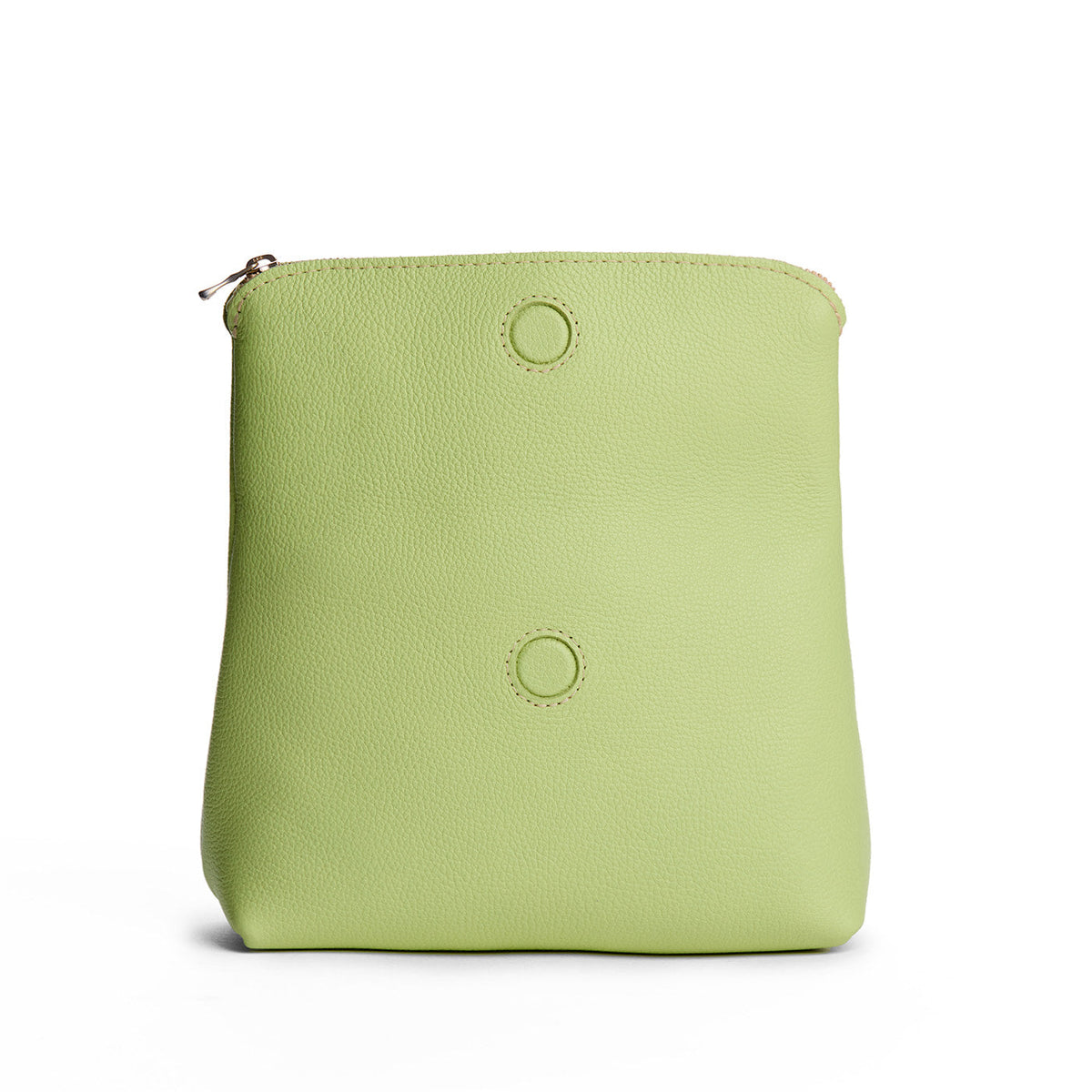 Shadow Lime | Closed folded zipper pouch