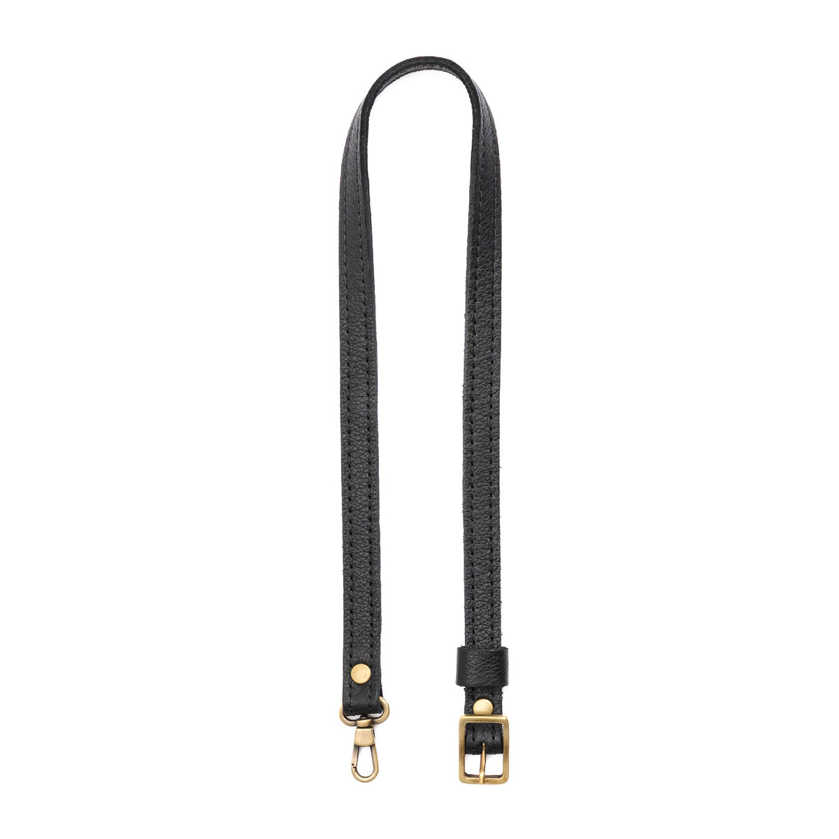 Pebbled--Black | Small Crossbody Bag strap extender
