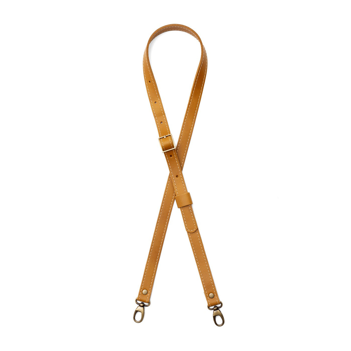 Mango | leather crossbody strap