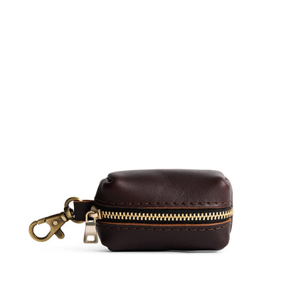 Grizzly | Leather small keychain pouch