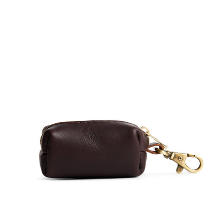 Grizzly | Leather small keychain pouch