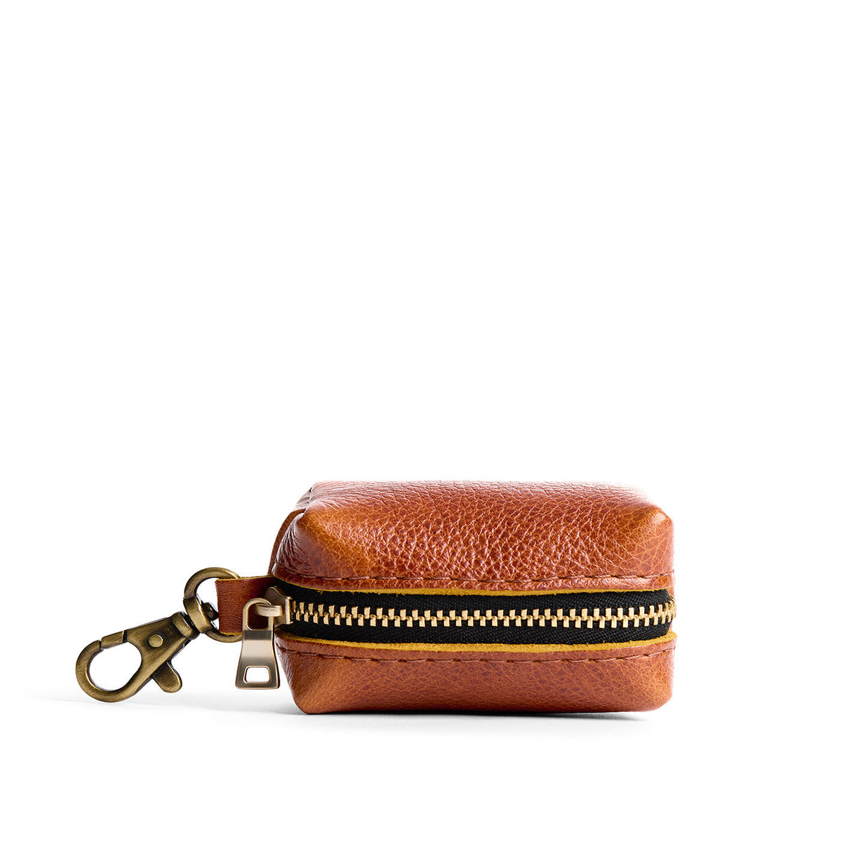 Sienna | Leather small keychain pouch