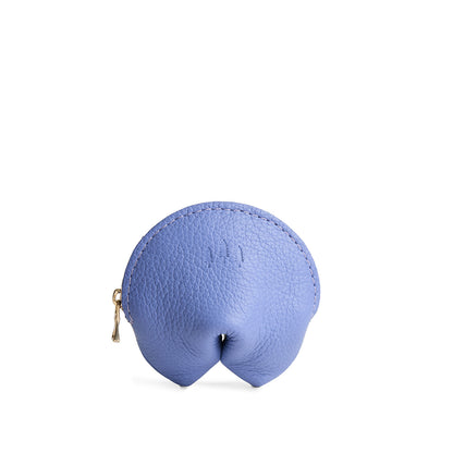 Aster | Leather fortune cookie shaped pouch