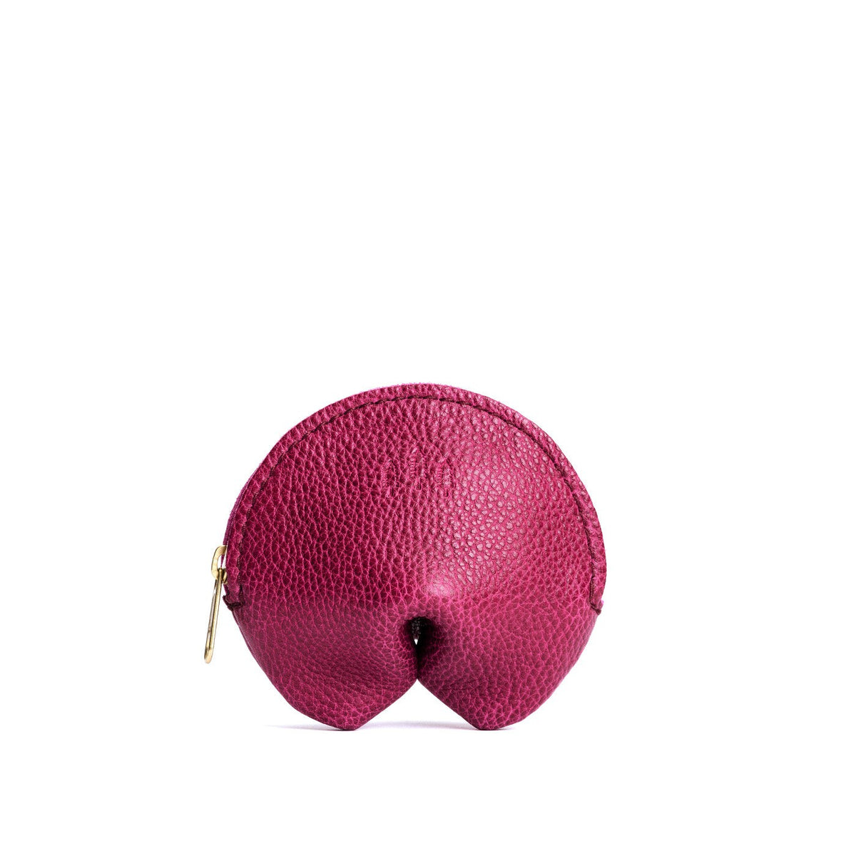 Cosmo | Leather fortune cookie shaped pouch