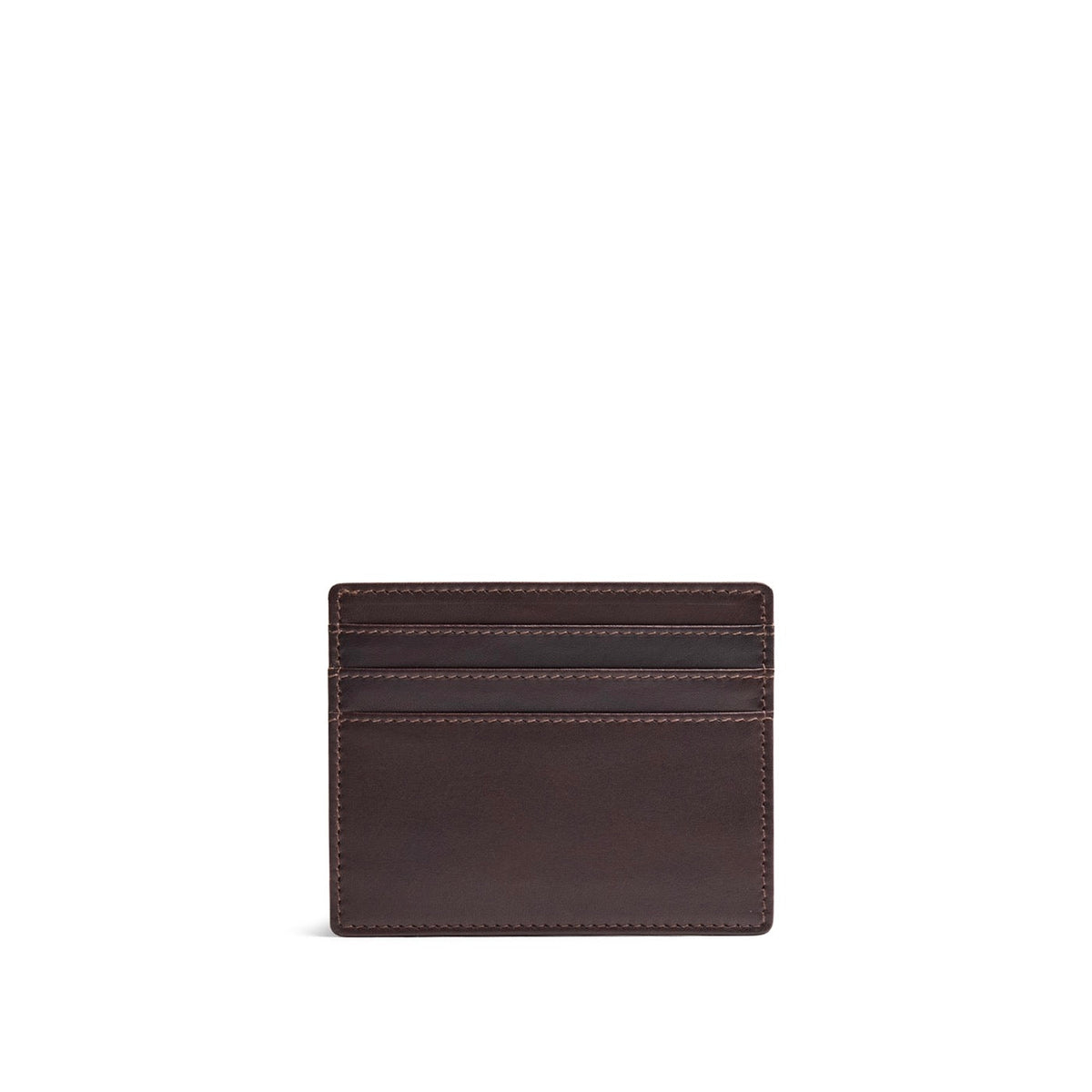 Trailstone*Deluxe | Leather card holder on white background