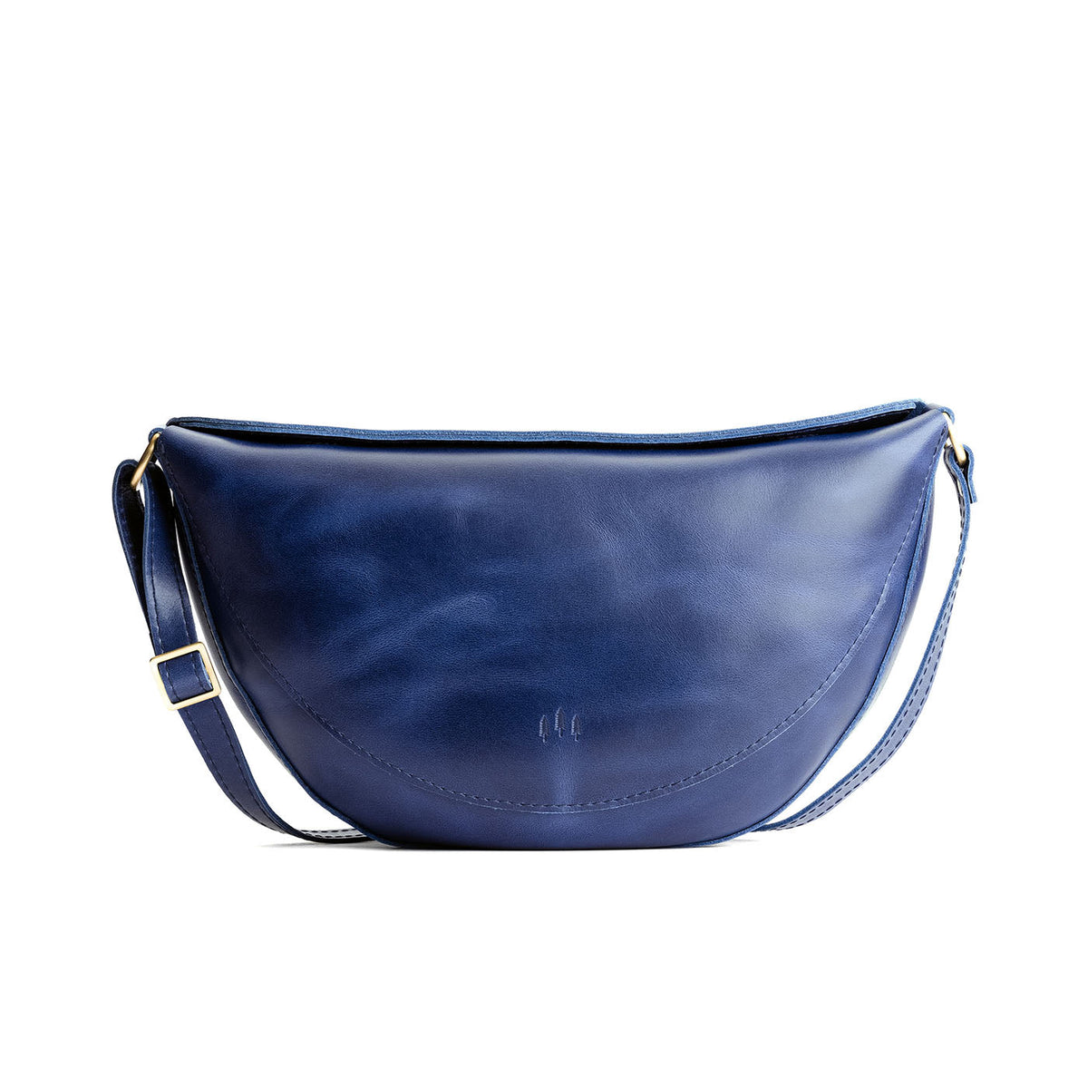Cowboy Blue*Large | Half circle shaped sling bag