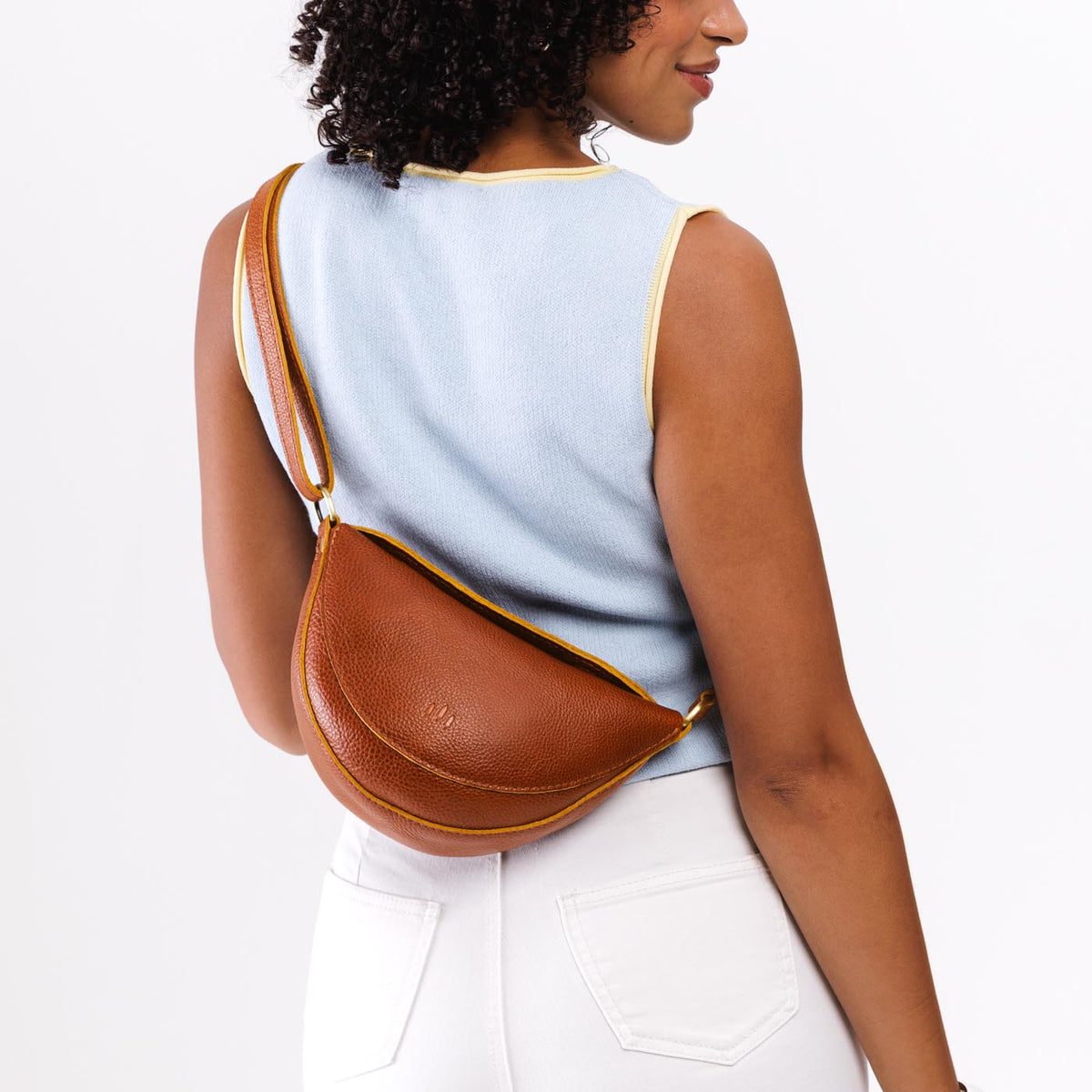 Sienna*Small | Half circle shaped sling bag