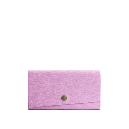 Calla Lily | Leather wallet with snap closure