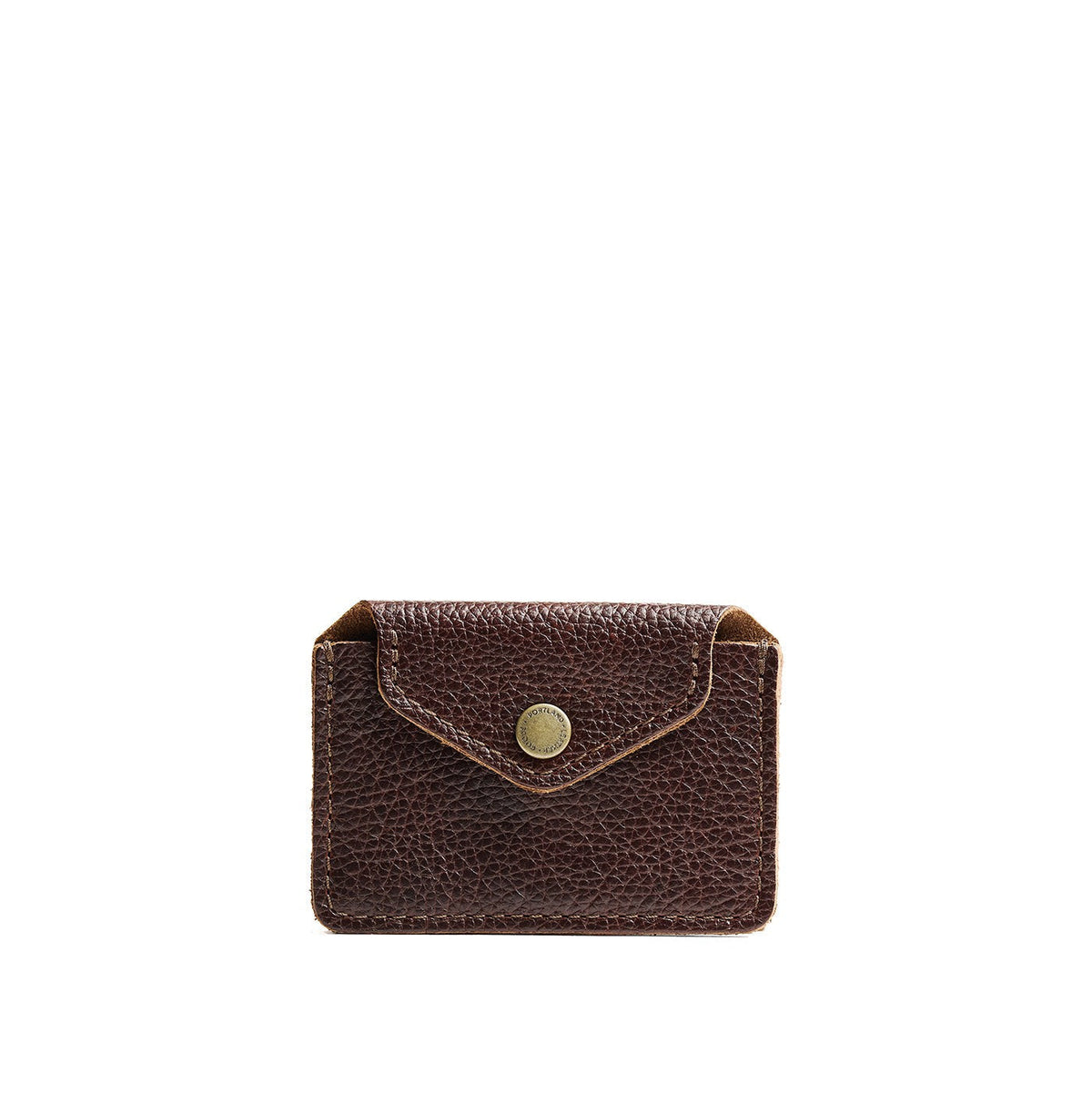 Coldbrew | Small leather wallet with snap closure