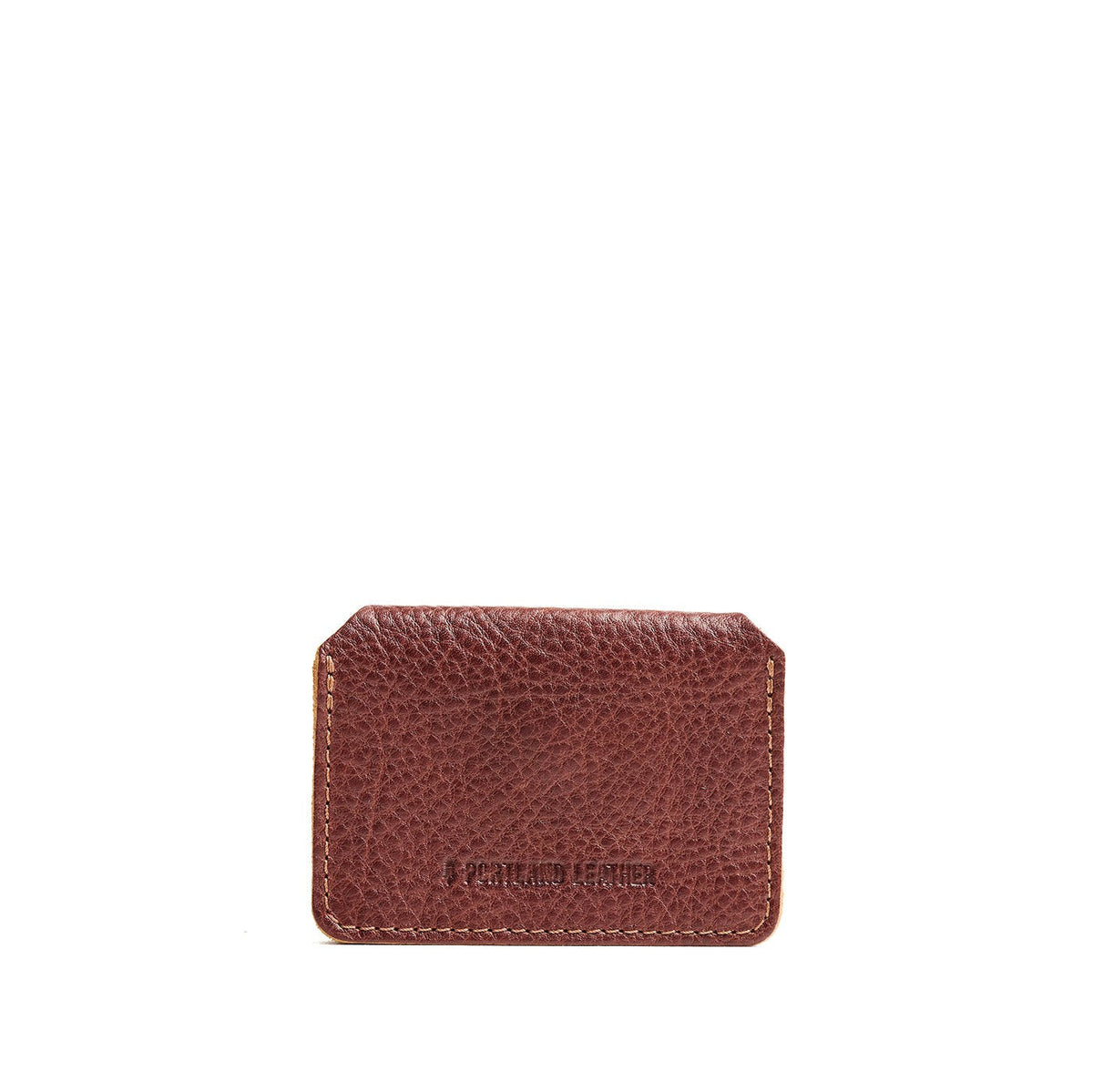 Nutmeg | Small leather wallet with snap closure