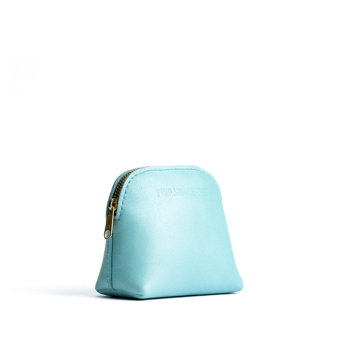 Cabo*Mini | Compact leather pouch with top zipper