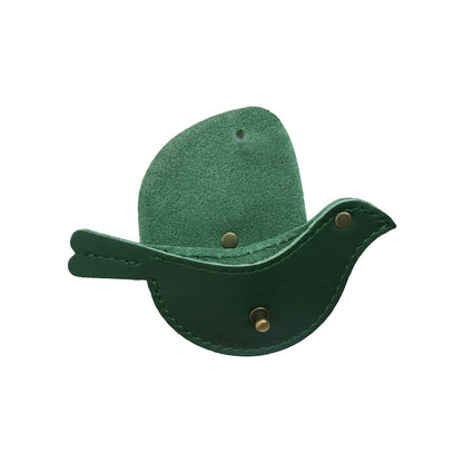 Aruba | Bird shaped pouch with button closure and lobster clasp