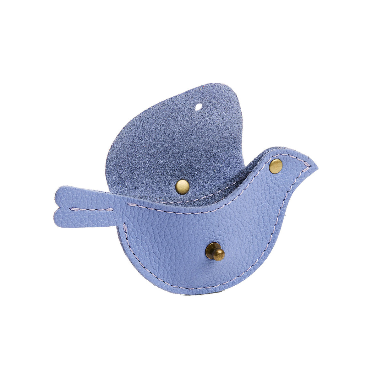 Aster | Bird shaped pouch with button closure and lobster clasp