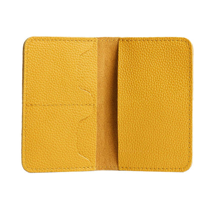 Sunshine | Leather passport case with PLG logo