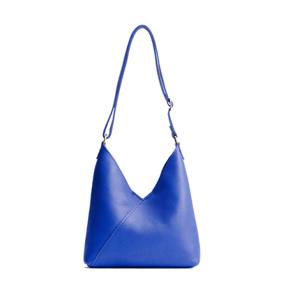 Astro Blue*Small | Petite shoulder bag with adjustable strap and magnetic snap closure