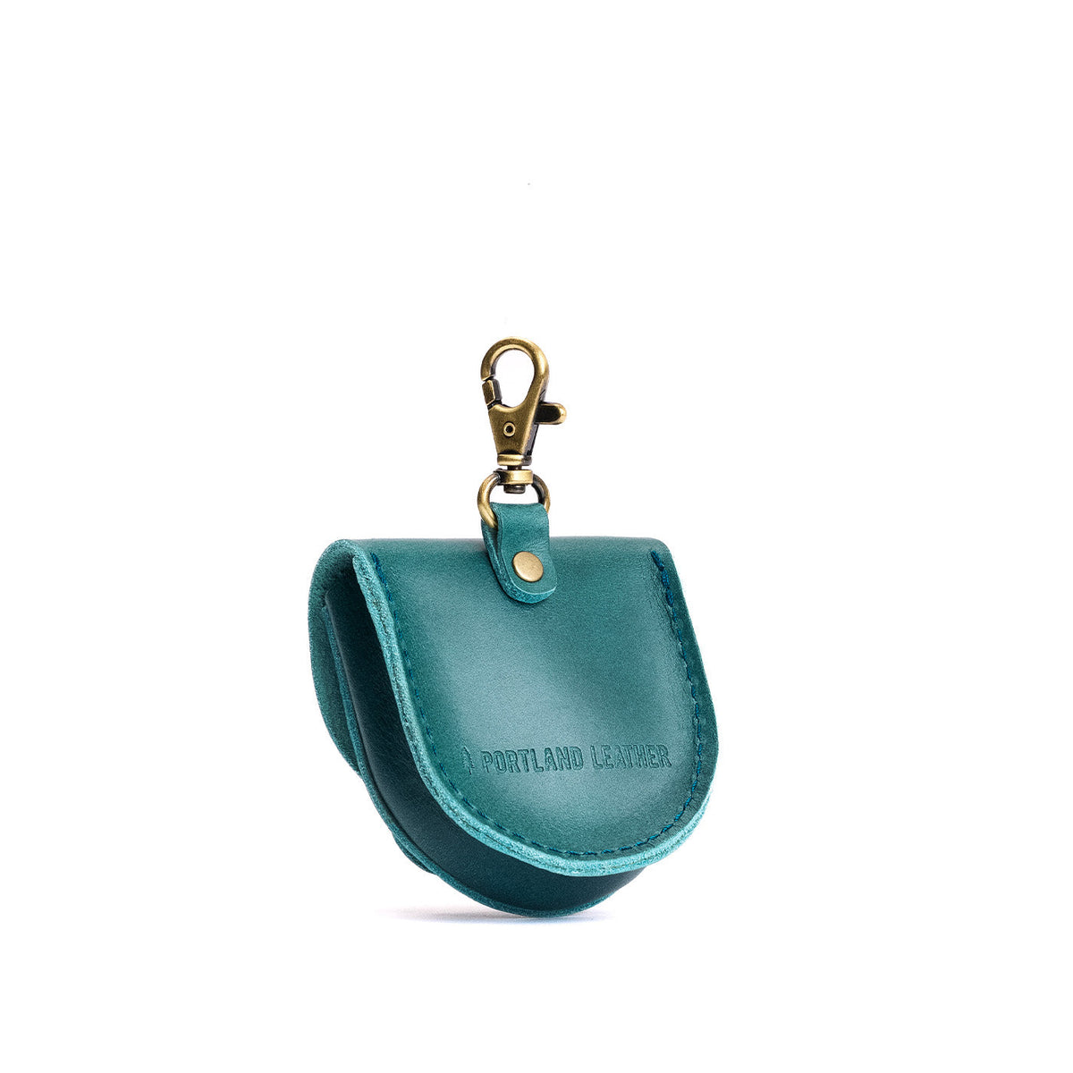 Caribbean | U shaped pouch with leather flower applique