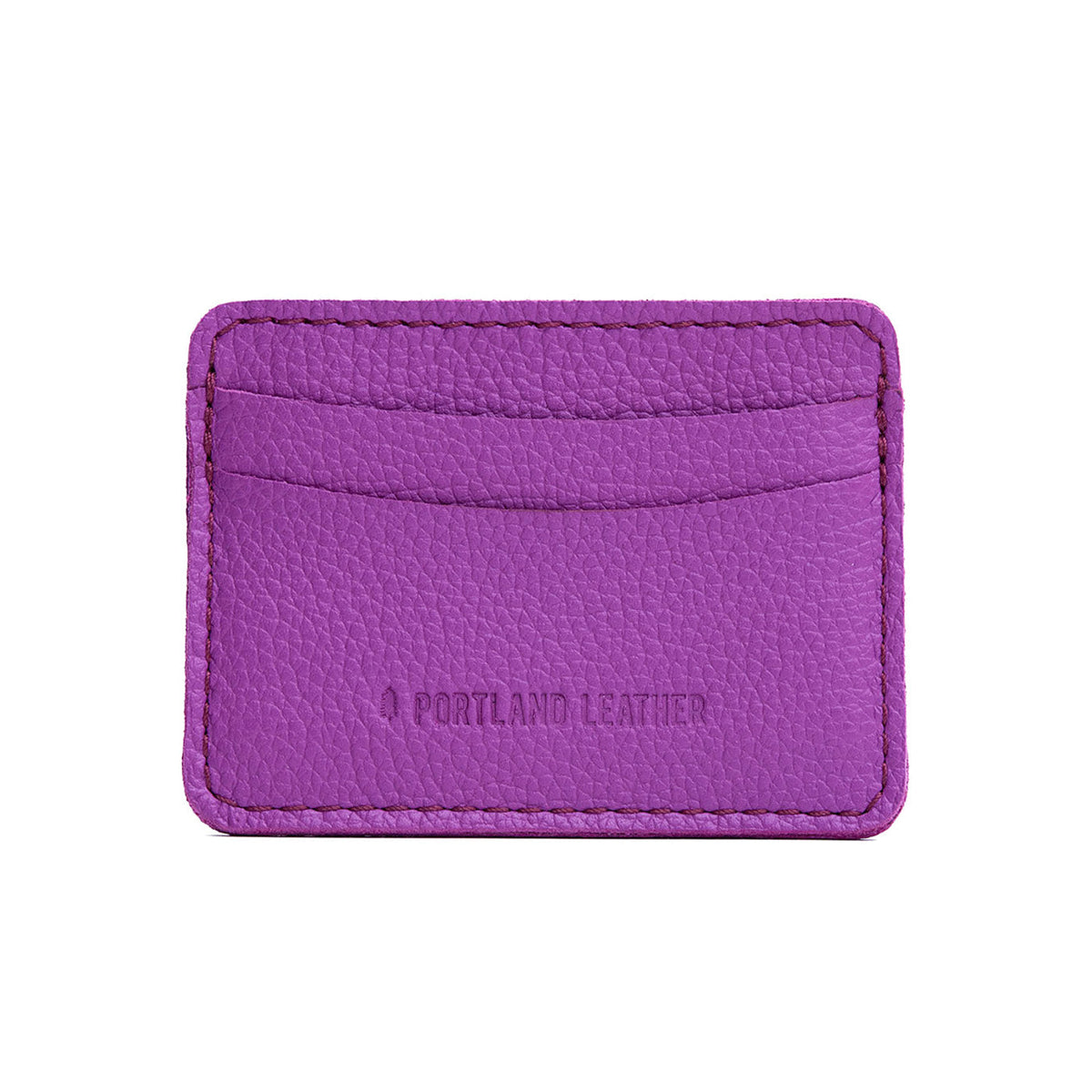Cattleya | Minimalist leather wallet with card slots and PLG logo