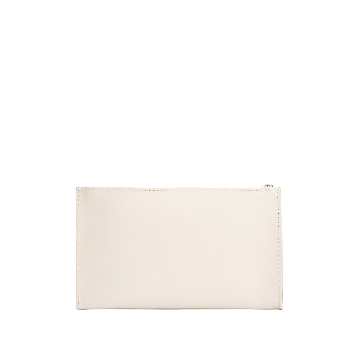 Bone*Large | Wristlet pouch with front pocket and zipper closure