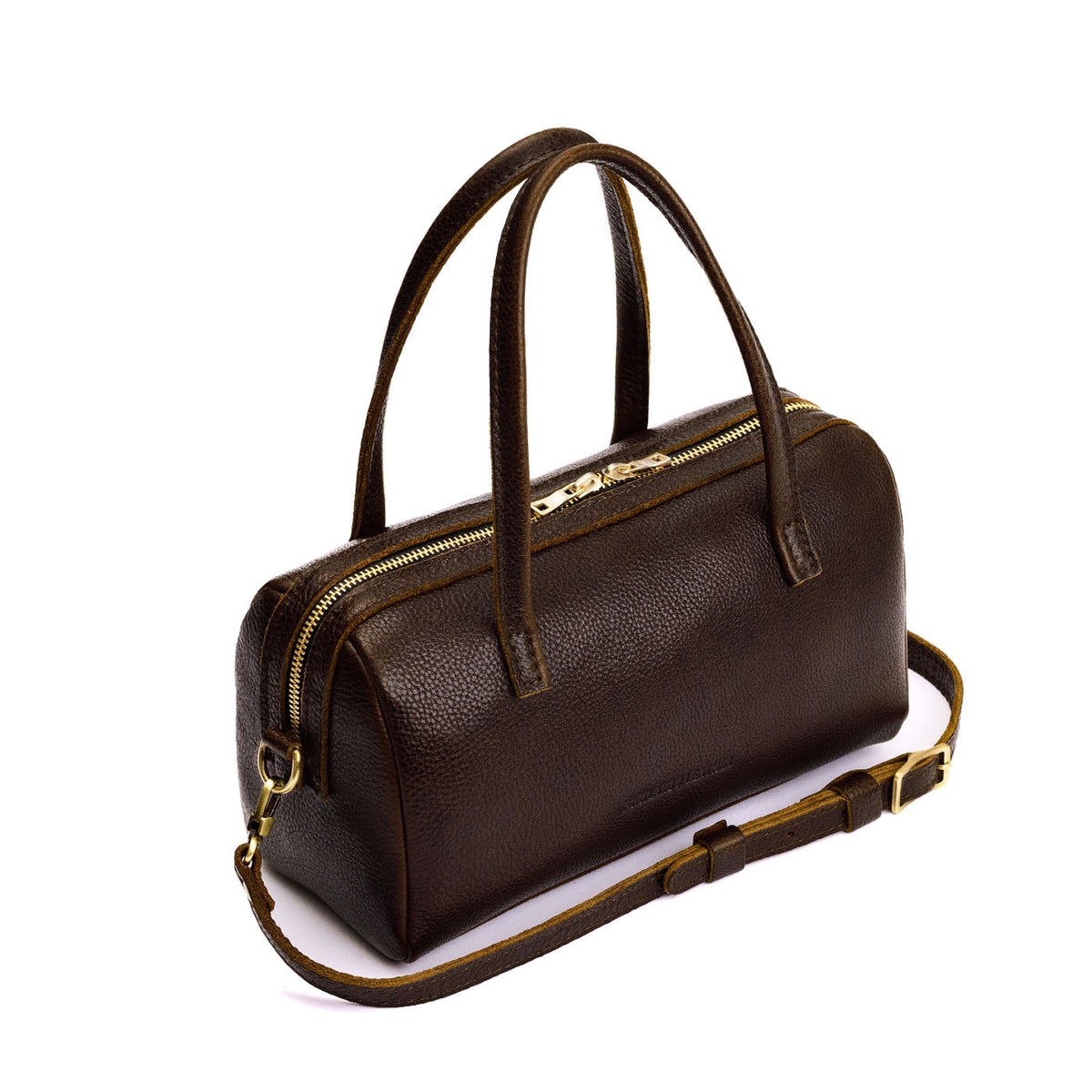 Coldbrew*Large | Mini duffle shaped handbag with crossbody strap