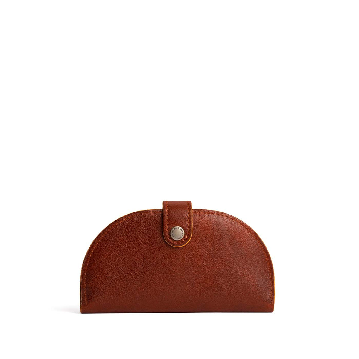 Nutmeg | Semicircle bifold wallet with snap closure