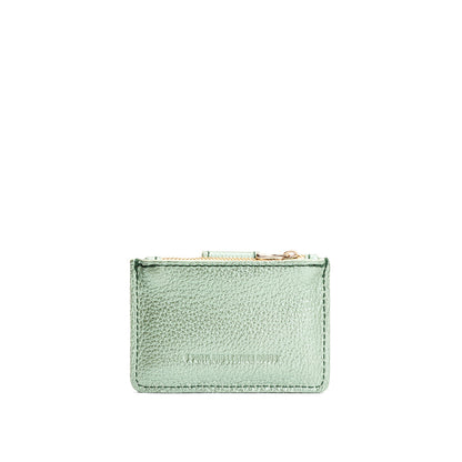 Beetle | Compact wallet with snap closure and zippered pouch