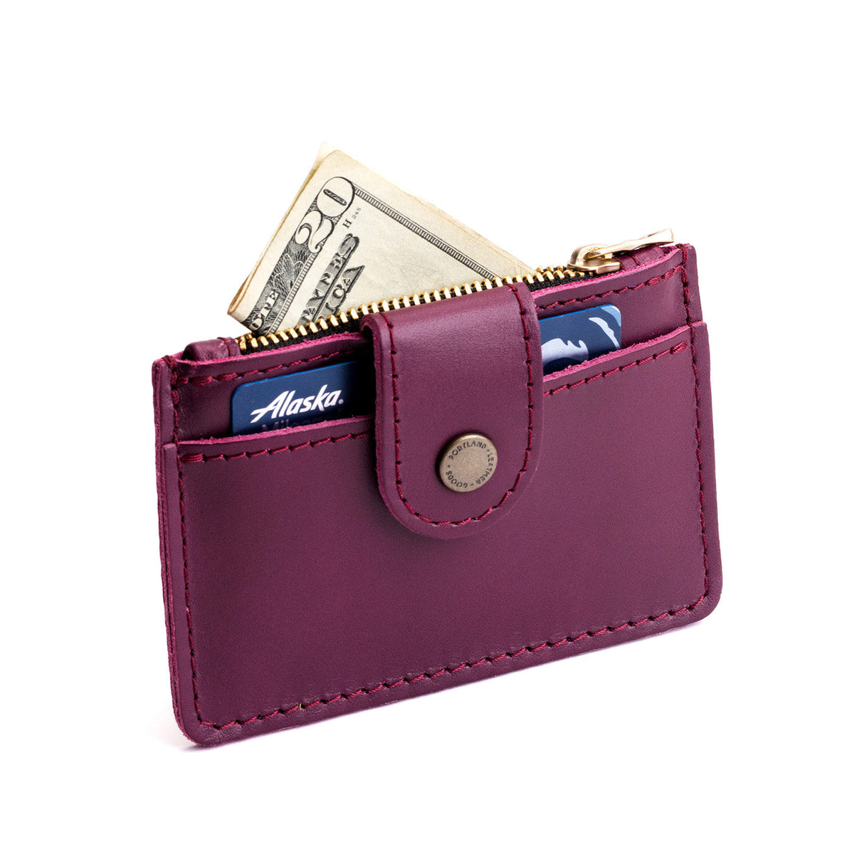 Lollipop | Compact wallet with snap closure and zippered pouch