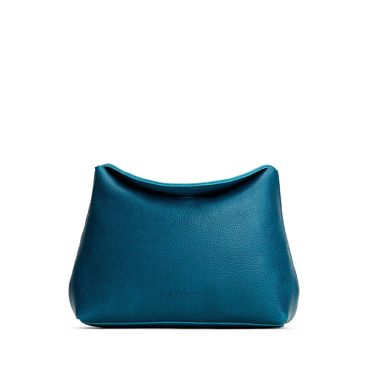 Planetary | Leather pouch with a folded magnetic closure