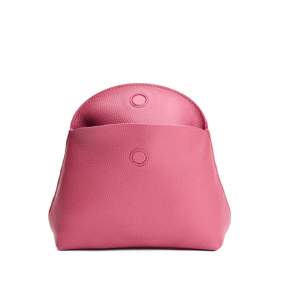 Wild Rose | Leather pouch with a folded magnetic closure