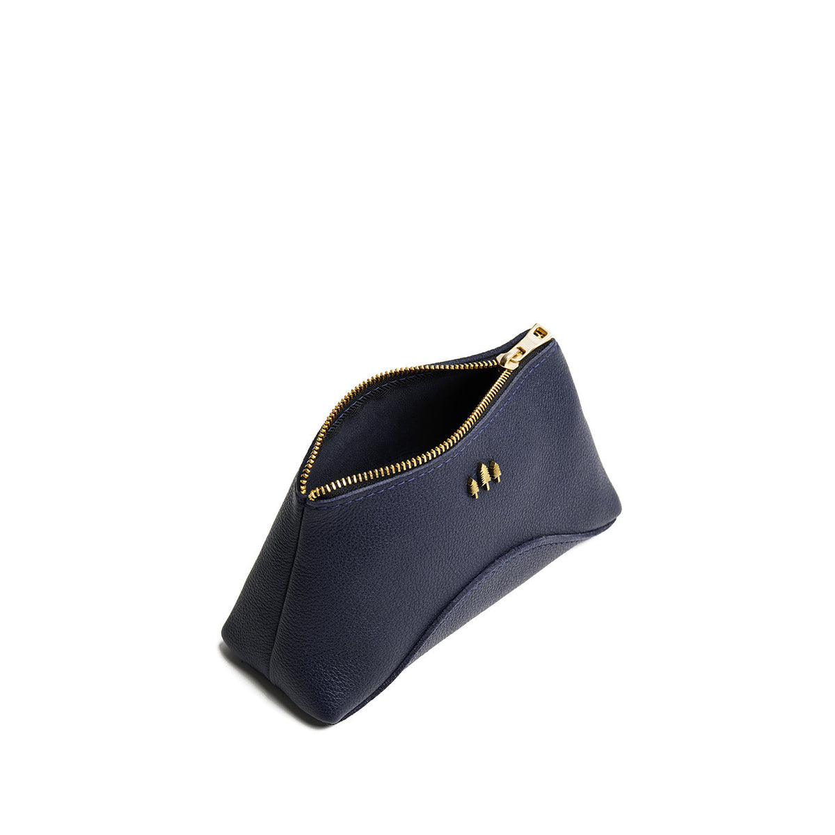 Night Owl | Rectangular makeup bag pouch with top zipper